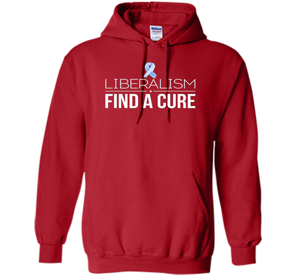 Liberalism Find a Cure T-Shirt. Democrat VS. Republican cool shirt