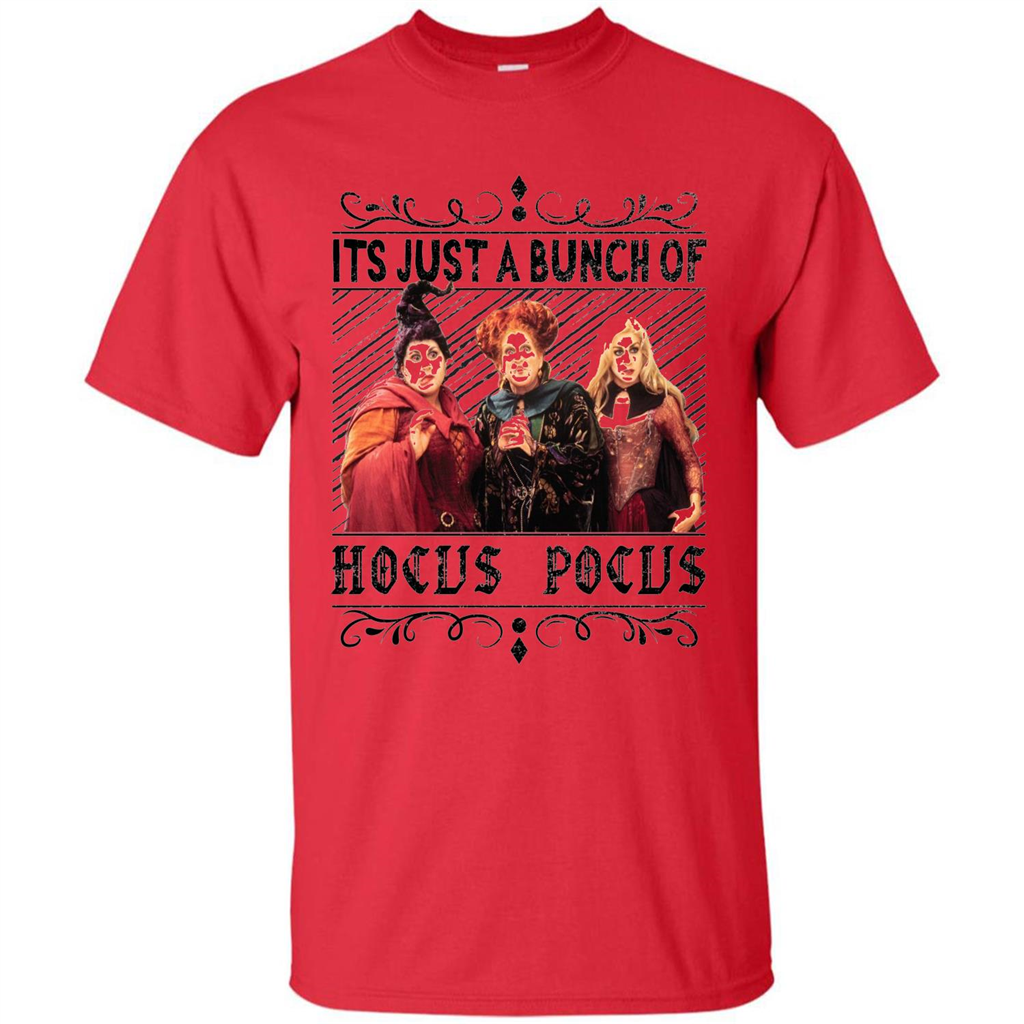 It'S Just A Bunch Of Hocus Pocus Halloween T-shirt Red