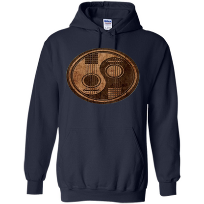 Best gift for Guitar T-shirt Guitar Ying-Yang Gift Navy