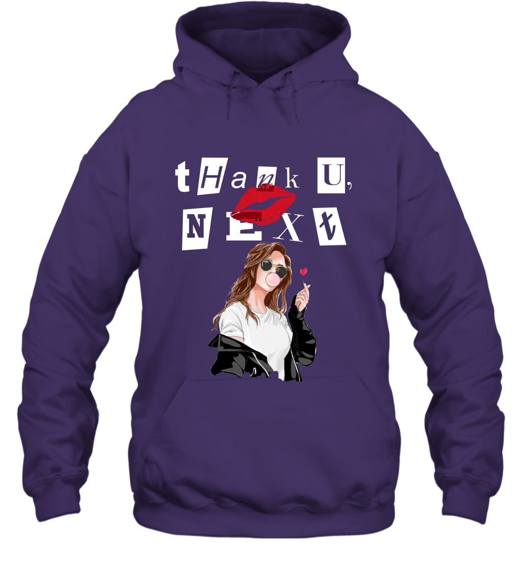 Thank You Next Girls Shirt Hoodie Hoodie Purple