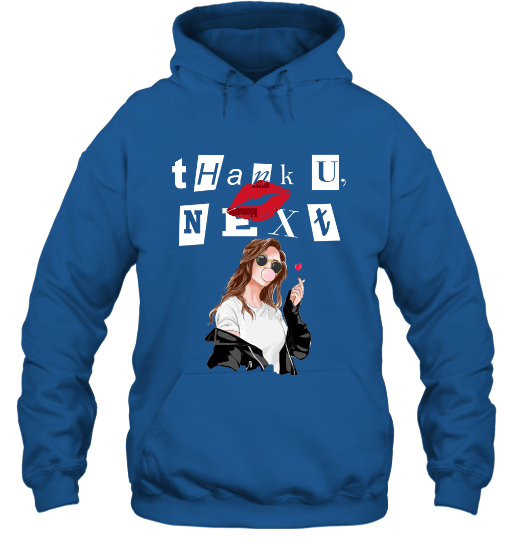 Thank You Next Girls Shirt Hoodie Hoodie Royal