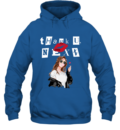 Thank You Next Girls Shirt Hoodie Hoodie Royal