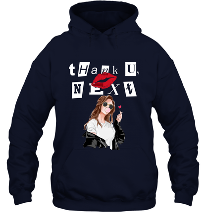 Thank You Next Girls Shirt Hoodie Hoodie Navy
