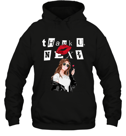 Thank You Next Girls Shirt Hoodie Hoodie Black
