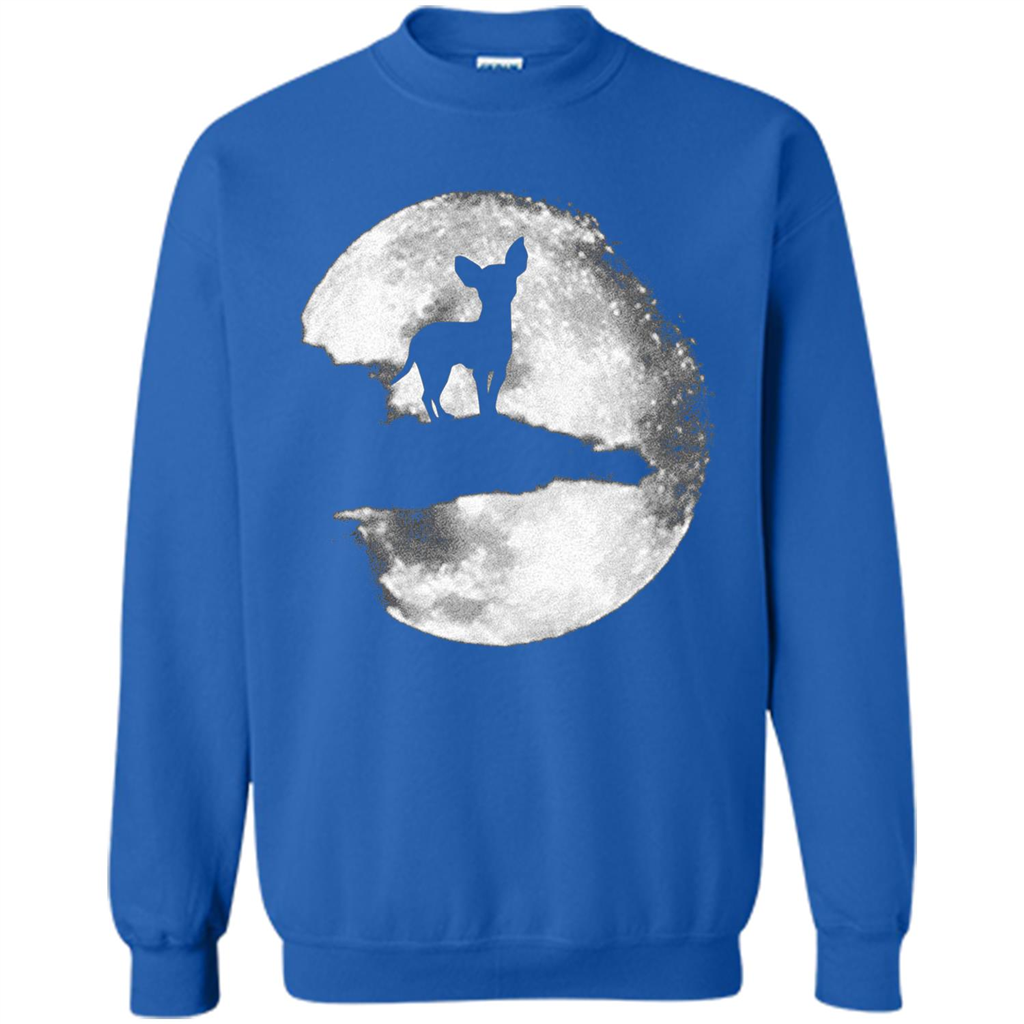 Chihuahua And Moon Halloween T-Shirt