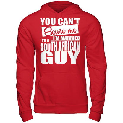 You Can't Scare Me I'm Married To A South African Guy Gildan - Pullover Hoodie Red