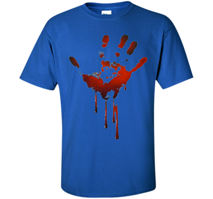 Bloody Handprint T-shirt t-shirt Royal