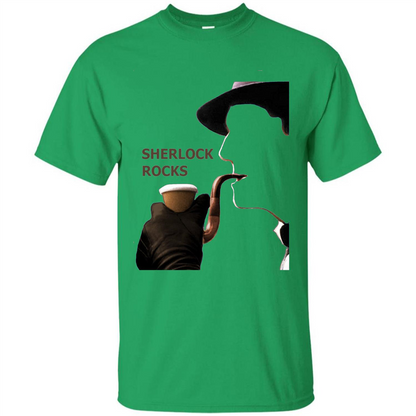 Sherlock Rocks T-shirt Irish Green