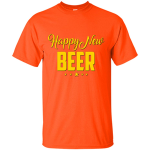 Happy New Beer T-shirt Beer Lover T-shirt