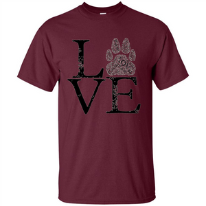 Paw T-shirt Animal Lover T-shirt