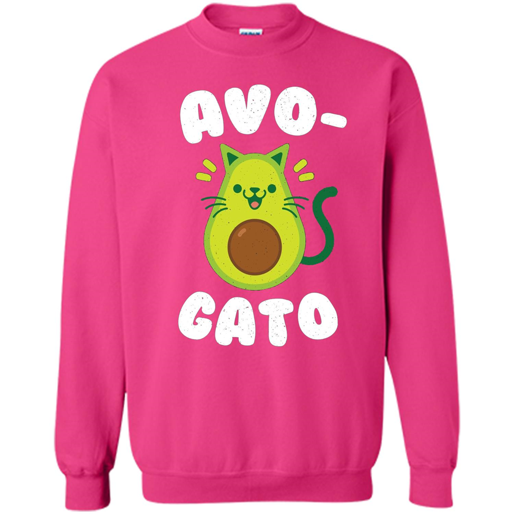 Avogato - Avocado Cat - Funny Avocado T-shirt Heliconia