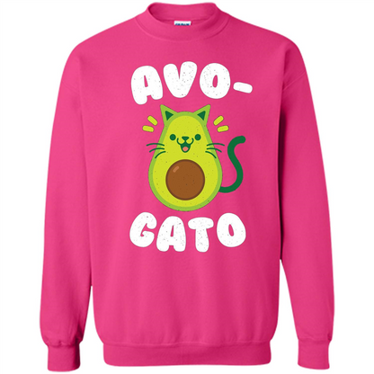 Avogato - Avocado Cat - Funny Avocado T-shirt Heliconia