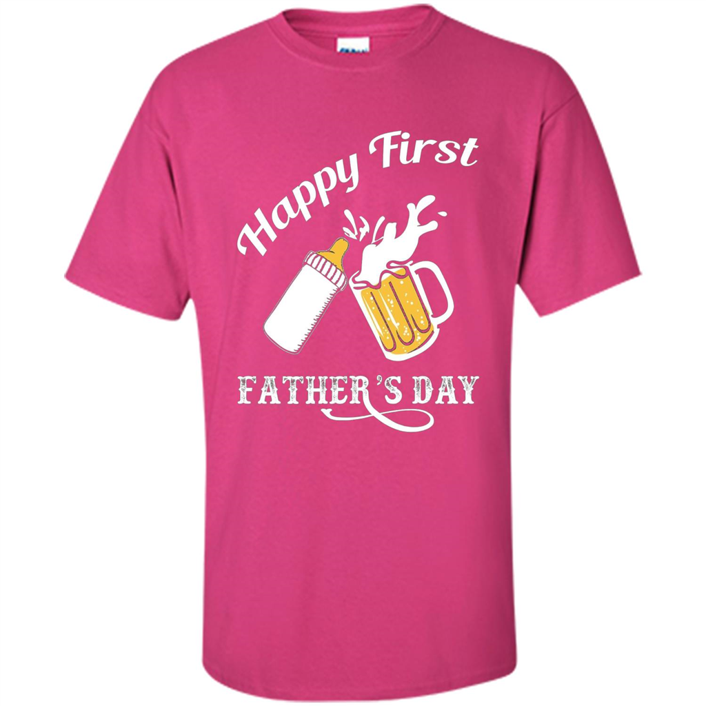 Happy First Father's Day T-shirt 2017 Heliconia