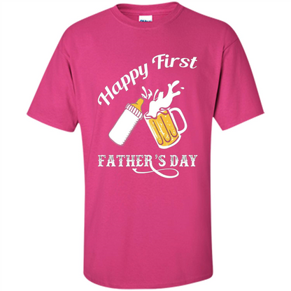 Happy First Father's Day T-shirt 2017 Heliconia