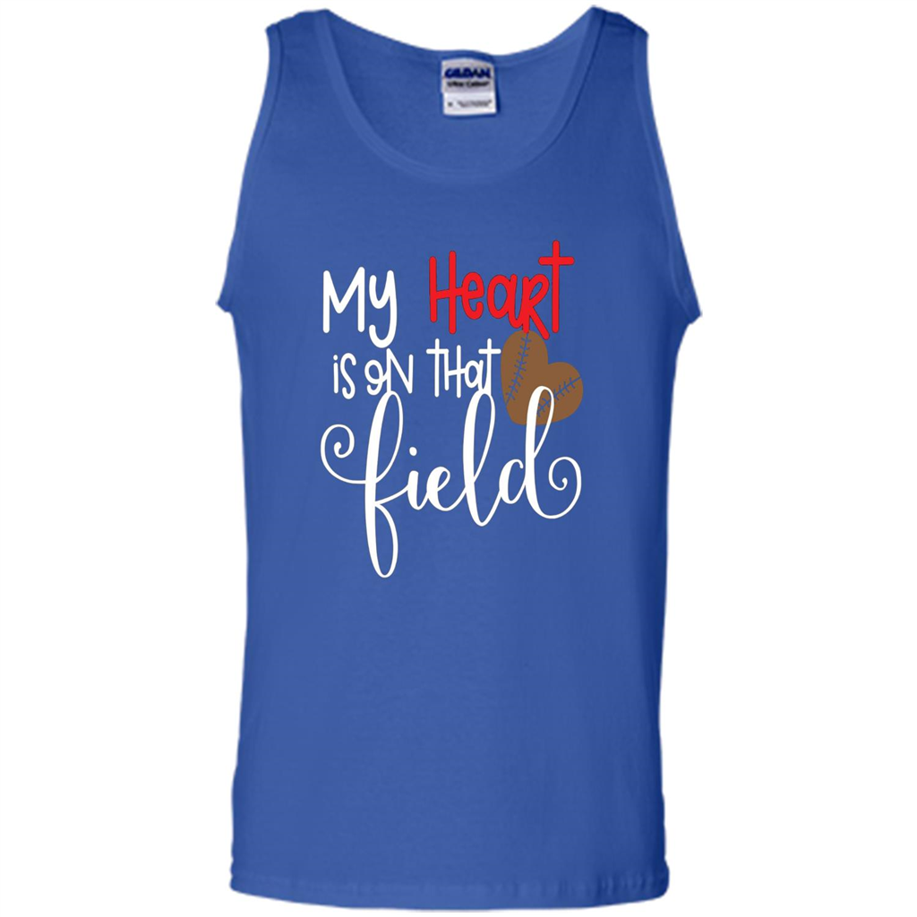 My Heart Is On That Field Football T-shirt Royal