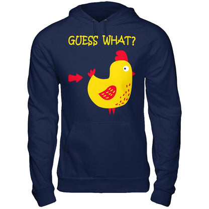 Guess What T-shirt Gildan - Pullover Hoodie Navy