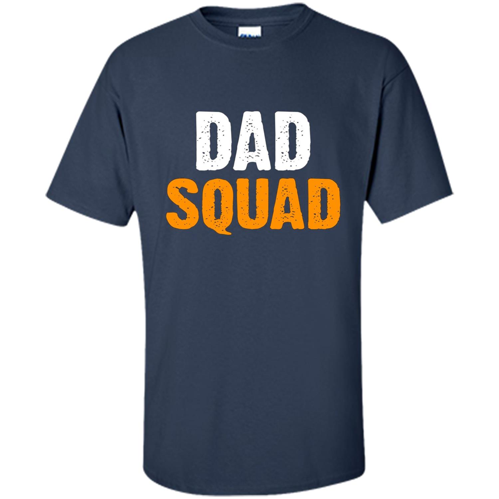 Fathers day T-shirt DAD Squad Funny T-Shirt Navy