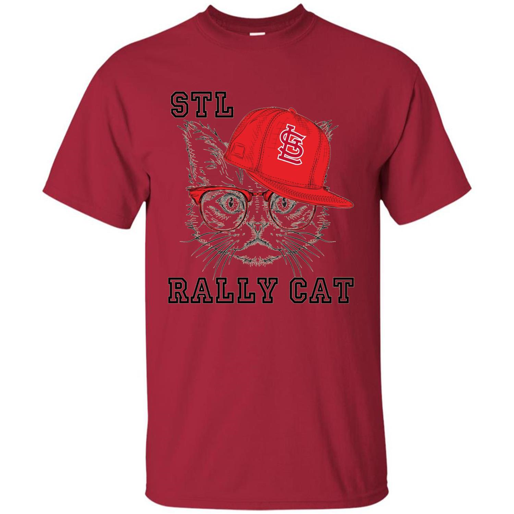 STL Rally Cat T-Shirt Saint Louis Rally Cat T-shirt Cardinal