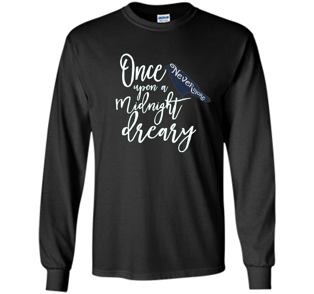 Poe Raven Shirt, Bookworm Shirt Literary Gifts cool shirt Black