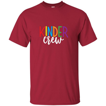 Cute Kindergarten Teacher Team T-Shirt Cardinal