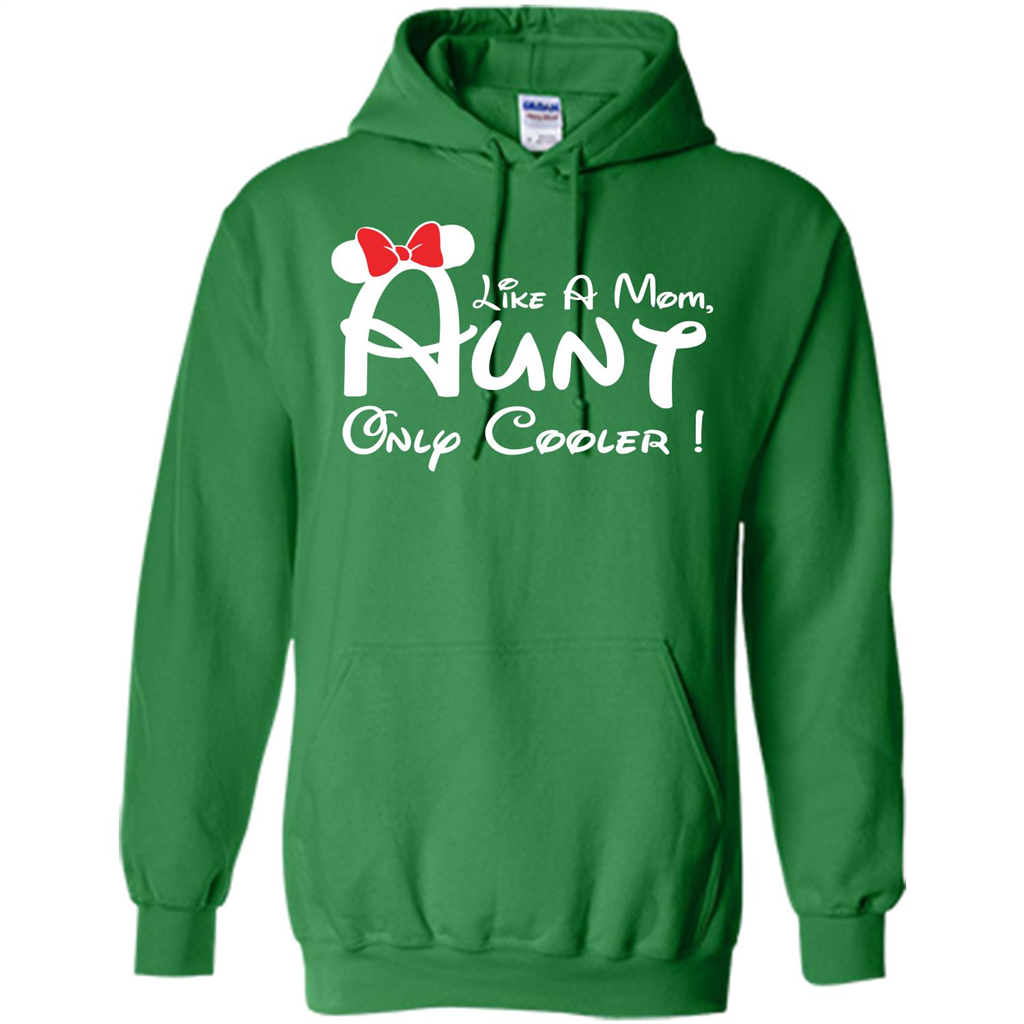 Aunt T-shirt Aunt Like A Mom Only Cooler T-shirt Irish Green