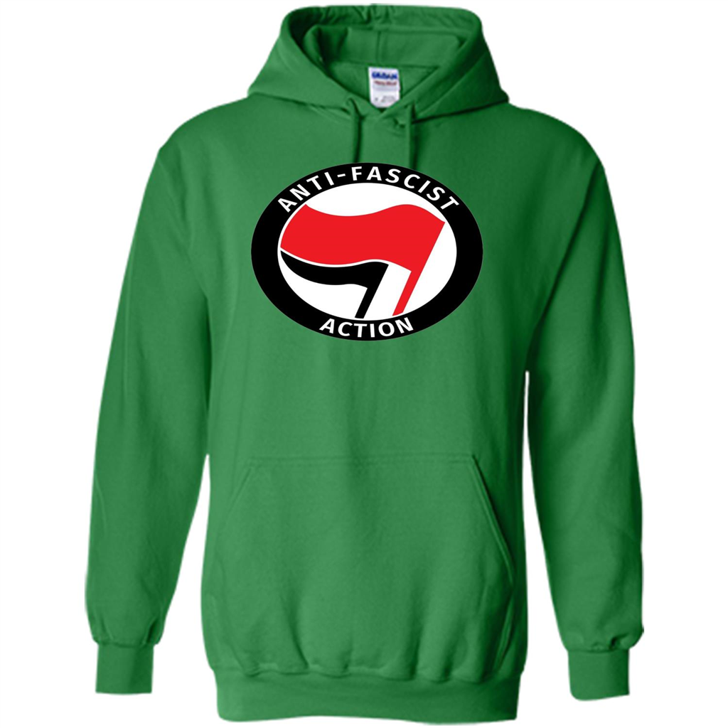 Anti - Fascist Action T-shirt Irish Green
