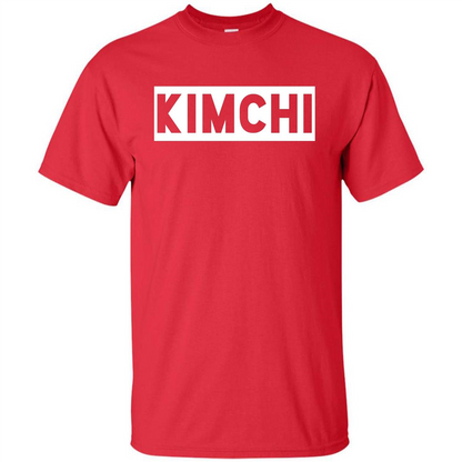 Kimchi T-shirt Korean Food Foodie T-shirt Red
