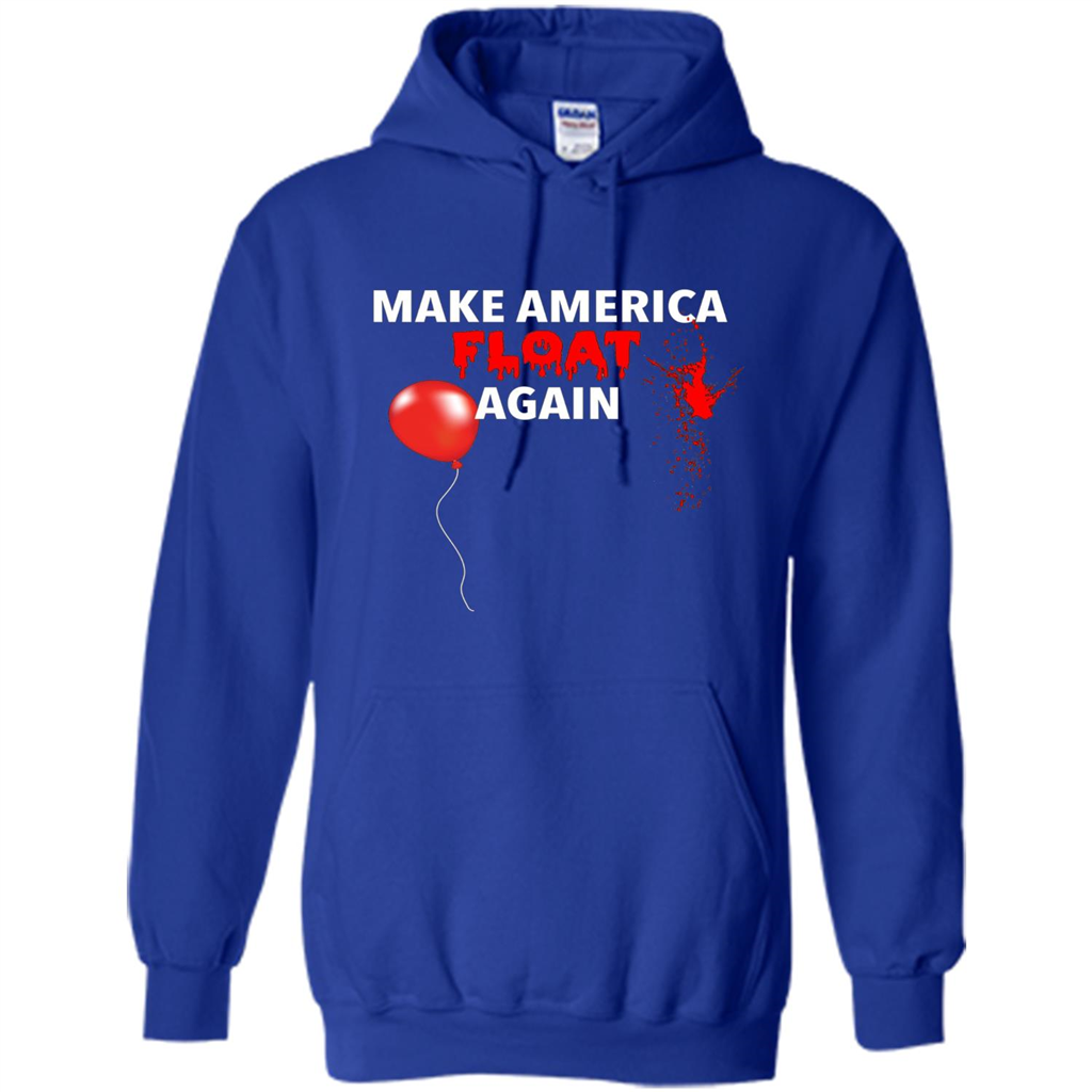 Make America Float Again T-Shirt Halloween Horror T-shirt Royal