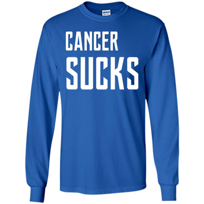 Cancer Sucks T-shirt Royal
