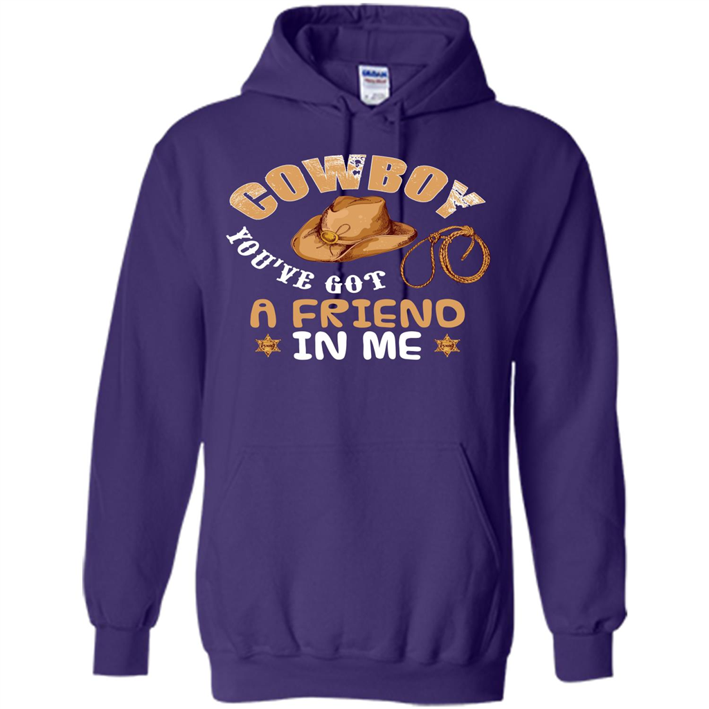 Cowboy You've Got a Friend in Me T-shirt Purple