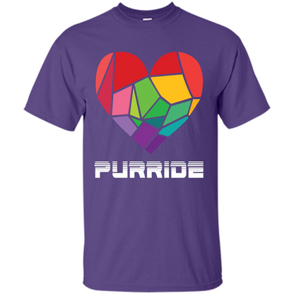 LGBTQ T-shirt Purride Purple