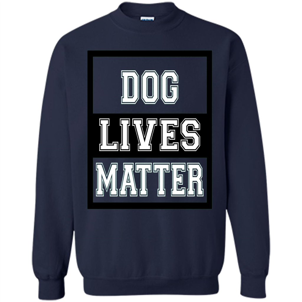 Dog Lives Matter Animal Rights Protest T-shirt Navy