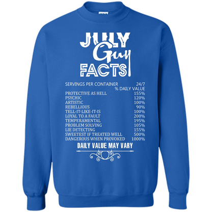 July Guy Facts T-shirt Royal