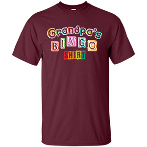Papa T-shirt GrandpaŠ—Ès Bingo T-shirt