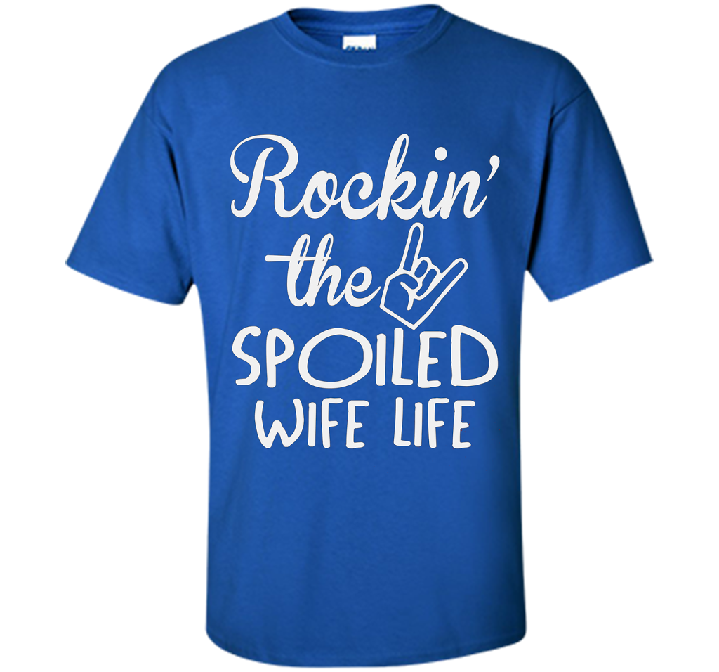 Rockin The Spoiled Girlfriend Life T-shirt Royal