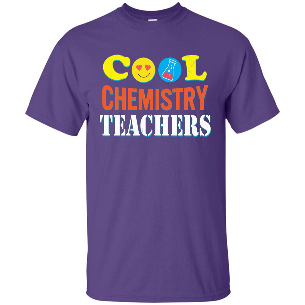 Cool Chemistry Teachers T-shirt Happy Back To School Purple