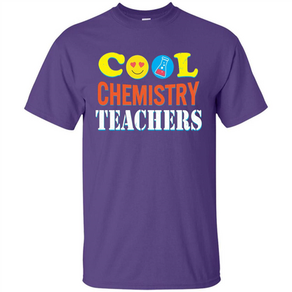 Cool Chemistry Teachers T-shirt Happy Back To School Purple