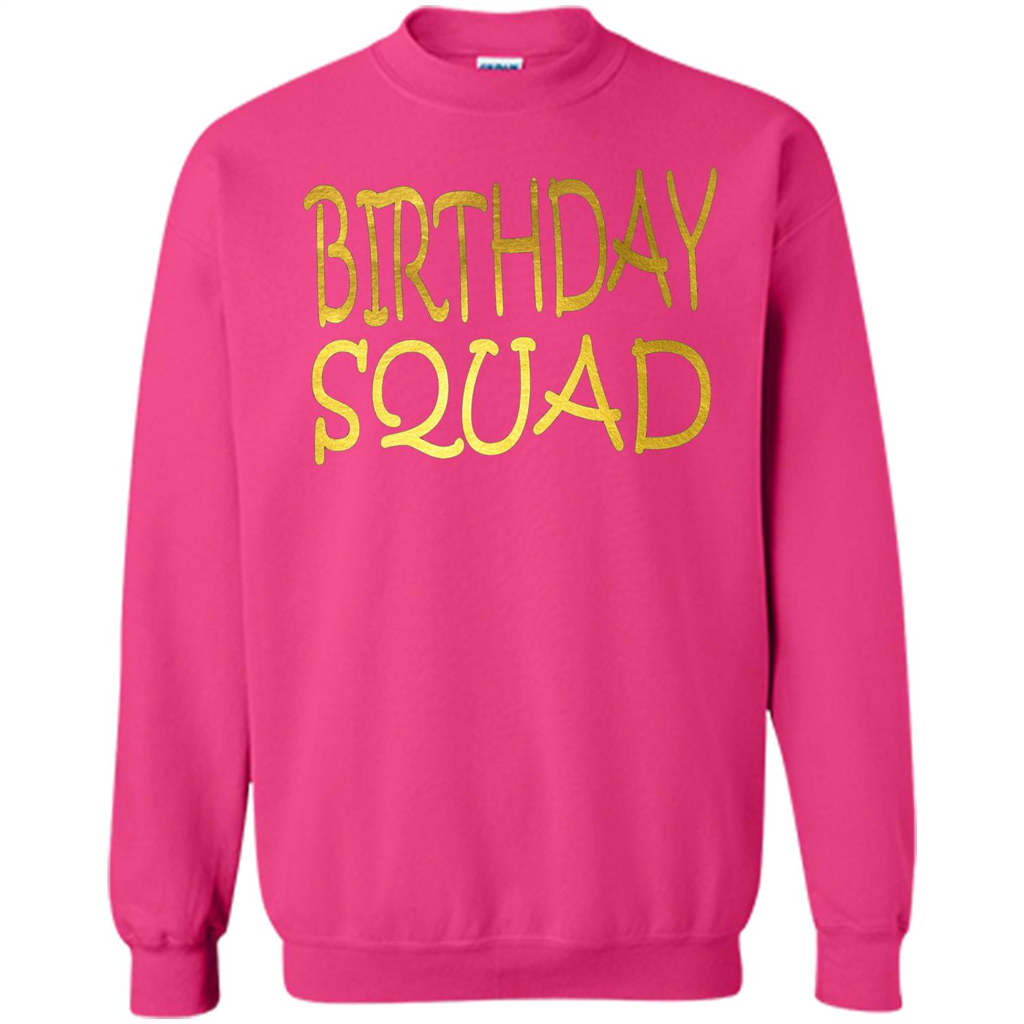 Birthday Squad T-shirt Heliconia