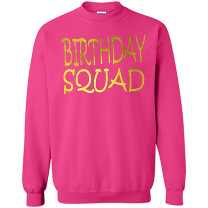 Birthday Squad T-shirt Heliconia