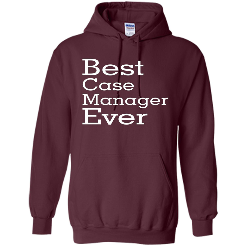 Best Case Manager Ever-Christmas Gift T-shirt Maroon