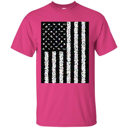 American Flag T-shirt Heliconia