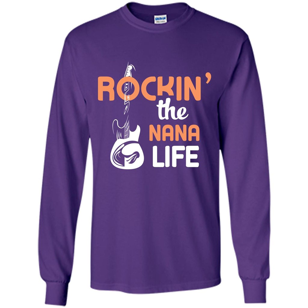 Nana T-shirt Rockin’ The Nana Life Purple
