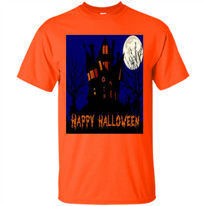 Happy Halloween T-shirt Haunted House