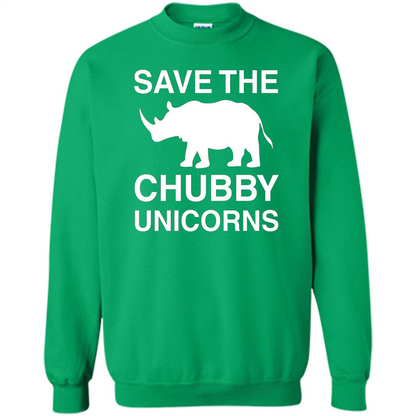 Save the Chubby Unicorns T Shirt For Men, Womens, and Kids Irish Green