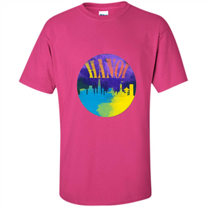 Love Vietnam T-shirt Hanoi Skyline Horizon Sunset