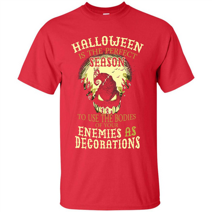 Halloween Is The Perfect Season T-shirt Red