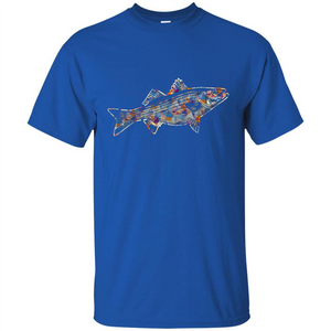 Striped Bass T-shirts - Love Striped Bass Colorful T shirts