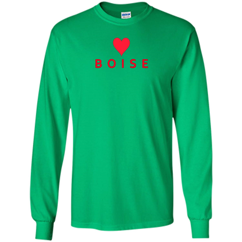 Boise Idaho With Heart Love T-shirt