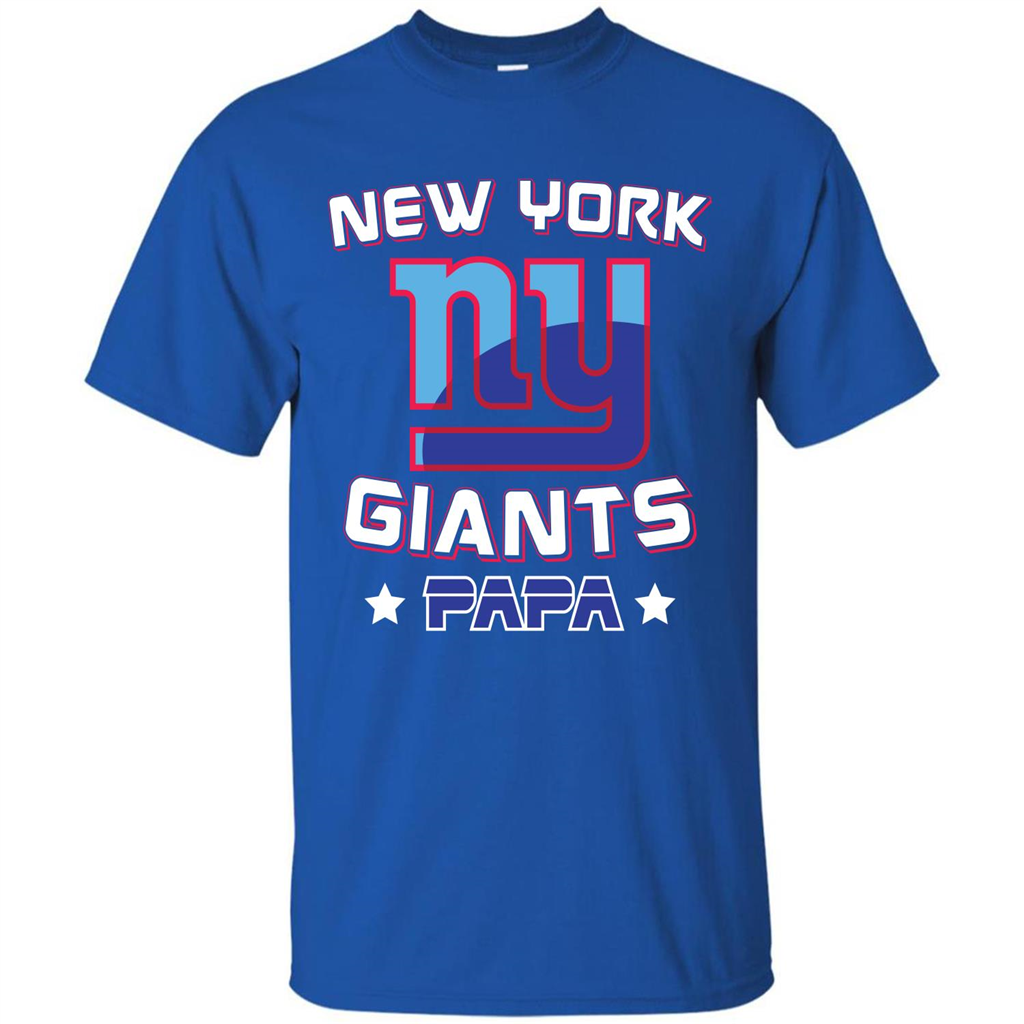Football T-shirt New York Ny Giants Papa Royal