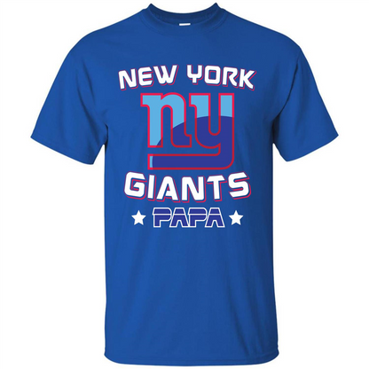 Football T-shirt New York Ny Giants Papa Royal